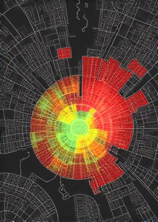 Analyse thermique de marché urbain